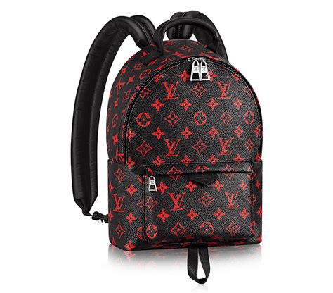 louis vuitton black and red backpack|louis vuitton black monogram backpack.